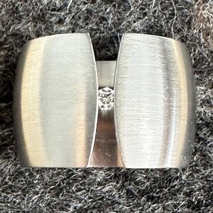 Niessing B18 Steel Diamond Tension Ring